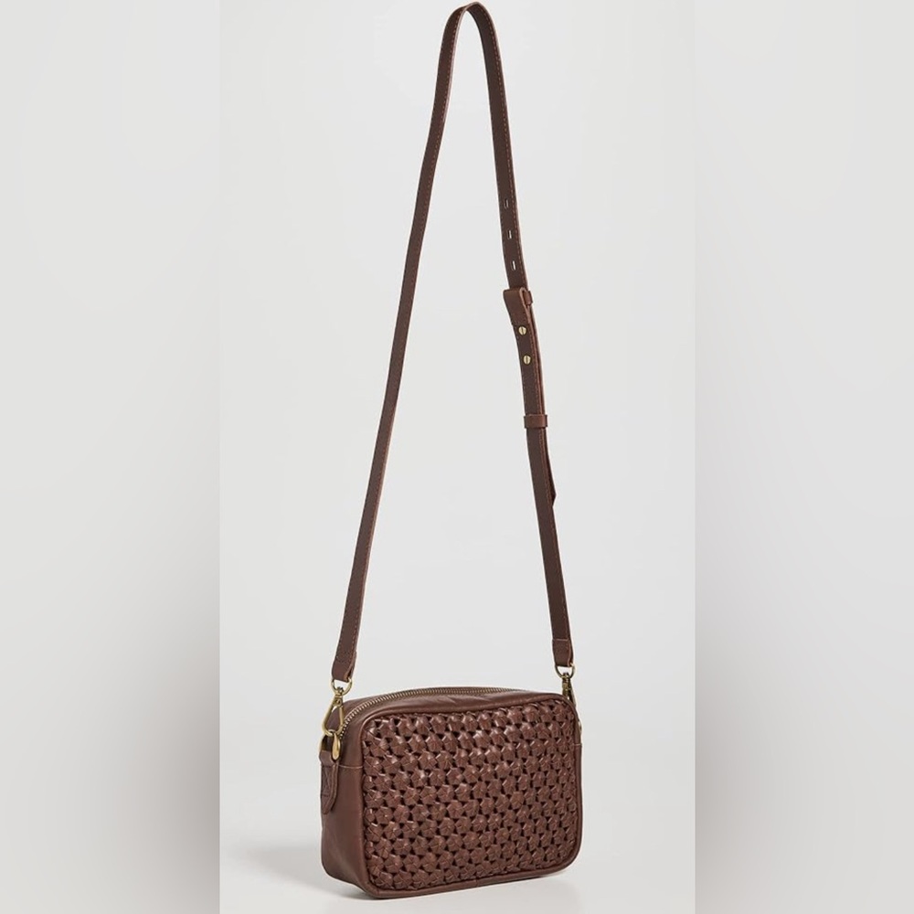 Madewell Brown Woven Crossbody Bag